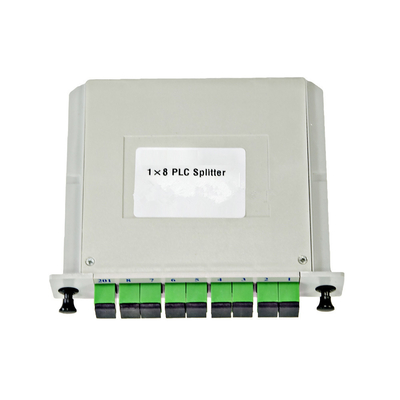 Bộ chia PLC sợi quang PDL thấp 1x12 SC APC Loại hộp ABS Chế độ đơn
