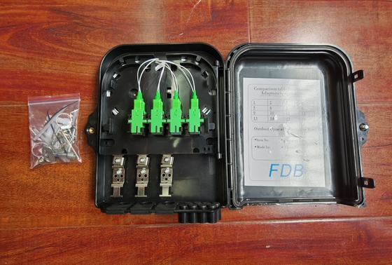 Hộp kết cuối cáp quang 8Cores SM MM FTTH Treo tường Cực
