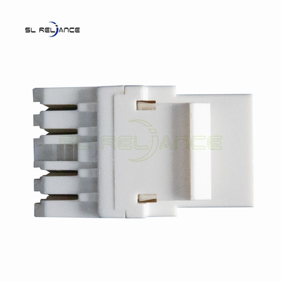 White 22 ~ 26 AWG Cat5e Keystone Coupler 8P8C Network Keystone Jack