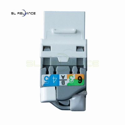 180 Vòng quay Nữ UTP CAT5e RJ45 Jack Keystone cho hệ thống cáp mạng