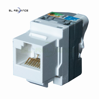 180 Vòng quay Nữ UTP CAT5e RJ45 Jack Keystone cho hệ thống cáp mạng